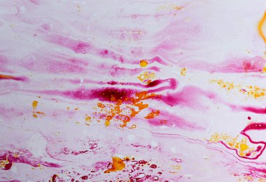 Kırmızı mürekkep, boya, soyut. Yakından siyah, kırmızı soyut resim arkaplanı. Yüksek desenli yağlı boya..