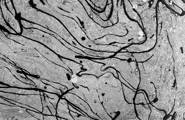 Абстрактне Чорне Олійне Чорнило Текстурі Тла Крупним Планом — стокове фото