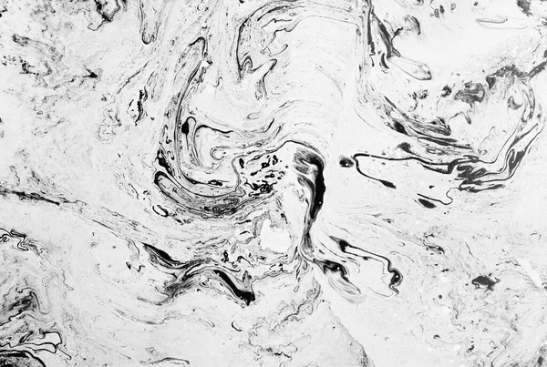 Abstract Zwarte Olie Inkt Papier Close Achtergrond Textuur — Stockfoto
