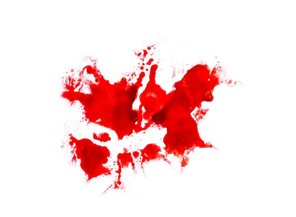 Vermelho Abstrato Tinta Óleo Vermelho Colorido Sobre Papel Close Textura — Fotografia de Stock
