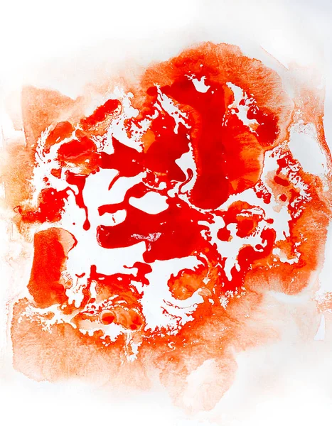 Красные Чернила Черного Масла Фоне Бумаги Крупным Планом Текстуры — стоковое фото