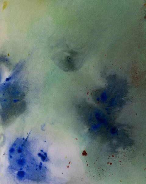 mavi ve siyah boya soyut sanat arkaplan dokusu kağıt üzerinde sulu boya Modern Akışkan Sanat Alkol Mürekkebi Karma yaratıcı poster, kart, davetiye, duvar kağıdı tasarımı.