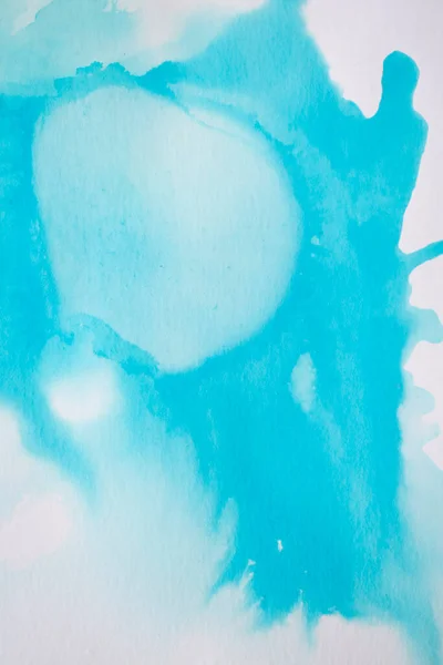 Niebieski Farba Streszczenie Sztuki Tło Tekstury Akwarela Papierze Nowoczesny Fluid — Zdjęcie stockowe