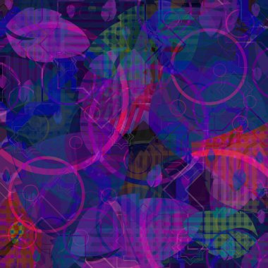 Soyut mor ve mavi renk tam arkaplan ve modern sanat