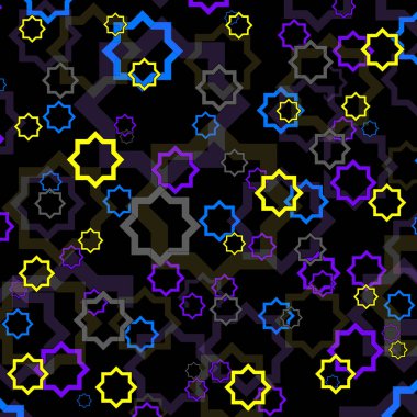 Yeni modern stilde güzel bir renk yıldızı arkaplanı