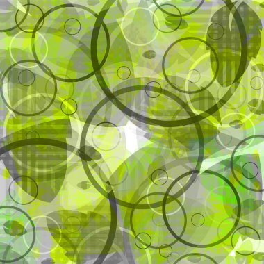 Yaprak Soyut Yeşil Arkaplan Modern Tasarım