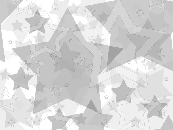 Abstract Geometric Star White Gray Color Background — Stockfoto