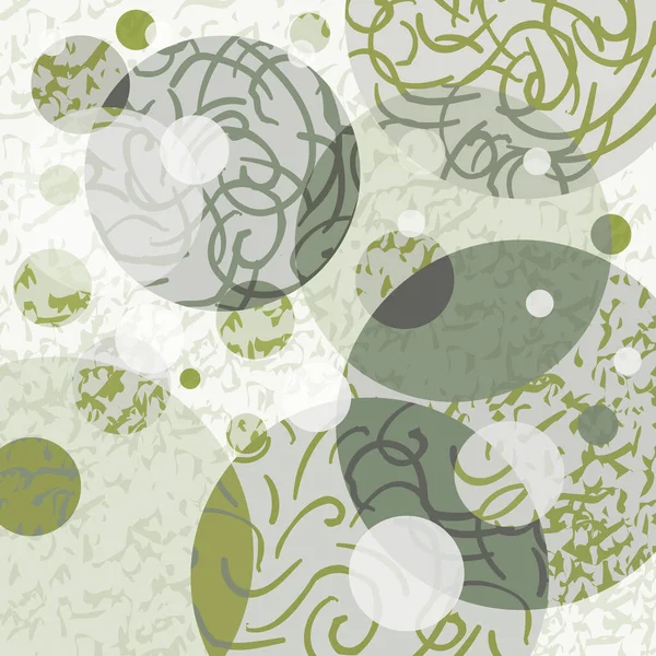 Красивый Абстрактный Круг Геометрический Фон Серый Зеленый Цвет — стоковое фото