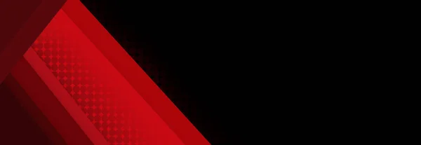 Чорно Червоний Абстрактний Геометричний Червоний Кольоровий Фон Банер — стокове фото