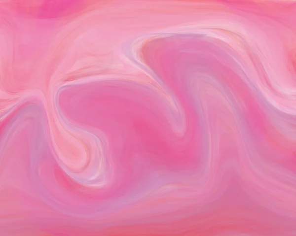 Uno sfondo d'onda rosa - curva fluente morbida e turbinii, in dinamico. Tonalità rosa, come texture marmorea. Meglio per San Valentino, assistenza sanitaria femminile, concetto romantico. Pittura vettoriale . — Vettoriale Stock