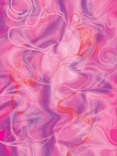 Roze abstracte Golf achtergrond - heldere splash van kleur, curve en swirls, dynamische. Roze, rood en violet - trendy kleuren, symbool van de jeugd, liefde, magie. — Stockvector