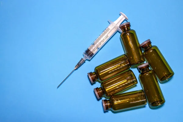 Vírusok elleni vakcinázás — Stock Fotó
