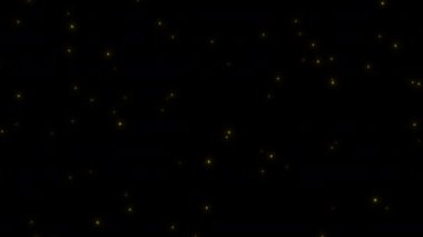 Uçan ateş böceklerinin uçuş hareketleriyle parlayan 5-L1 görüntüsü (uçuş davranışı) ve ışıltılı animasyon.