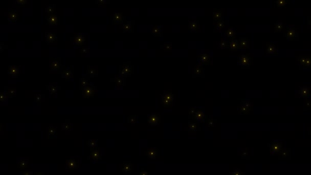 Концепція Вид Літаючих Світлячків Світяться Вночі Літаючим Рухом Впливом Польоту — стокове відео