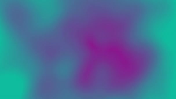 緑と紫のグラデーション エイリアンワールドコンセプト2C の抽象的な流体の背景と 視覚的な錯覚とシームレスなループ効果を示すこのループストックアニメーションビデオ — ストック動画