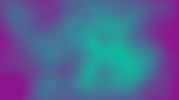 Этом Петляющем Мультипликационном Видео Изображен Зеленый Фиолетовый Alien World Флюидный — стоковое видео