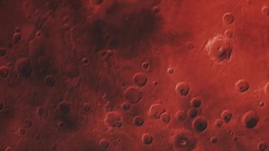 Gerçekçi Mars Gezegeni Konsept-UR1 Görünümü.