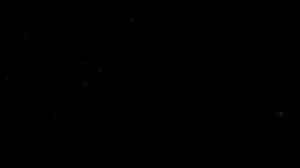 Konzept Ansicht Von Der Nacht Leuchtenden Glühwürmchen Mit Flugbewegung Flugverhalten — Stockvideo