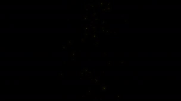 Kavram Uçan Ateş Böceklerinin Gece Parlayan Görüntüsü Uçuş Davranışı Işıltılı — Stok video