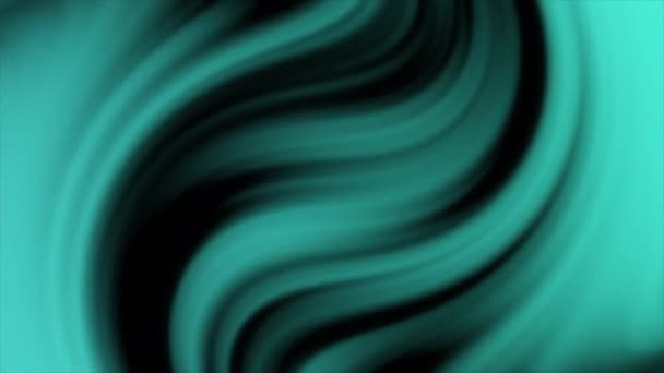 概念G1彩色波动动画的抽象流体暗色青色梯度背景 — 图库视频影像