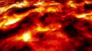 Konsept 3-A1 Soyut sıvı lav gölü arkaplanı akış animasyonu.