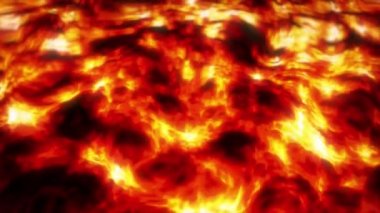 Kavram 4-A1 Soyut sıvı lav gölü arkaplanı ve akış animasyonu.