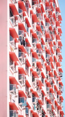 Dağınık konut pencereleri