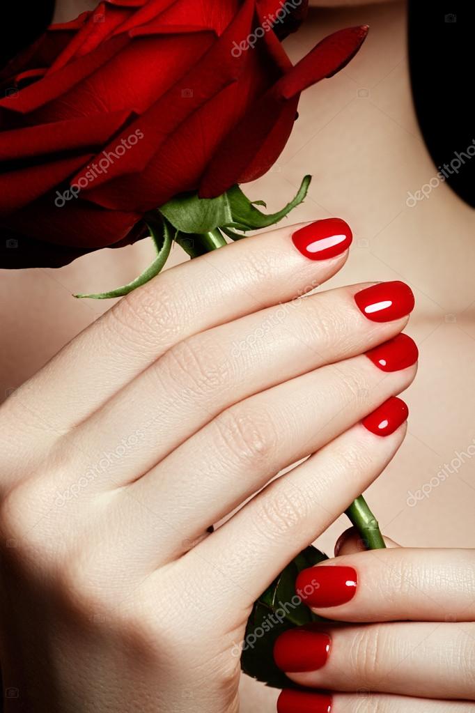 Nail Art Manicure. Beauty Hands. Trendy Stylish Colorful Nails And  Nailpolish. Manicure Nail Paint. Stock Photo, Picture and Royalty Free  Image. Image 90274420.