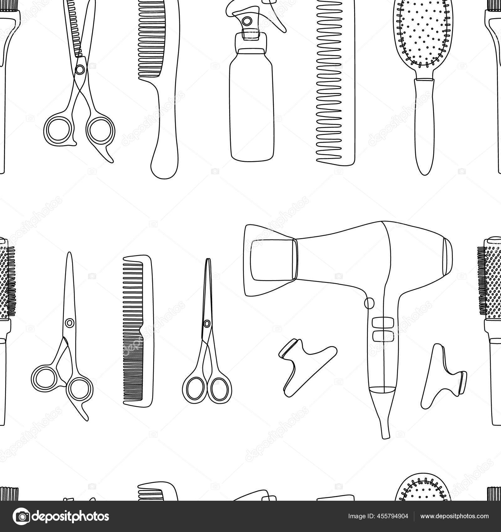 Hair Stylist Tools Art