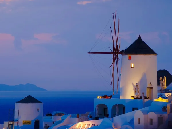 Santorini akşam