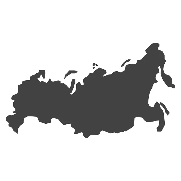 Mapa vetorial da Rússia — Vetor de Stock