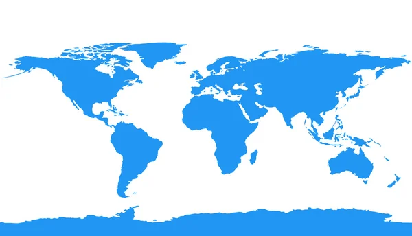 Wektor mapa świata, elementu dostarczone przez Nasa — Wektor stockowy