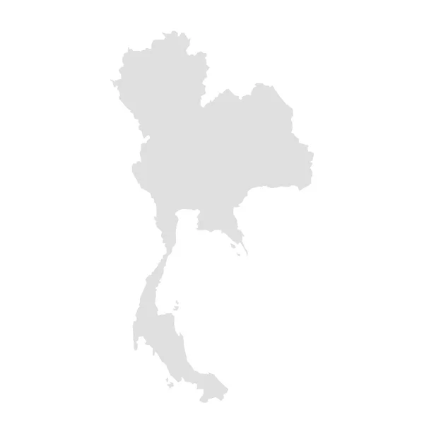 Vector χάρτη της Ταϊλάνδης — Διανυσματικό Αρχείο