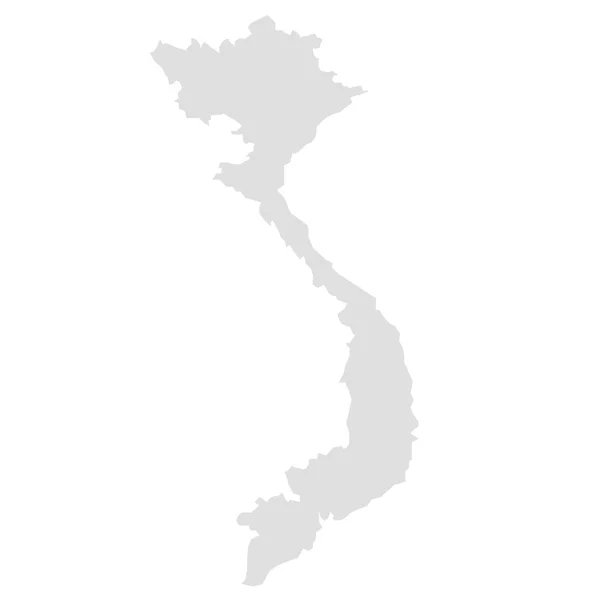 Векторная карта Вьетнама — стоковый вектор