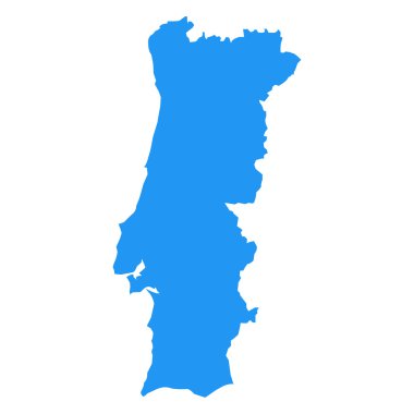 vektör harita Portekiz