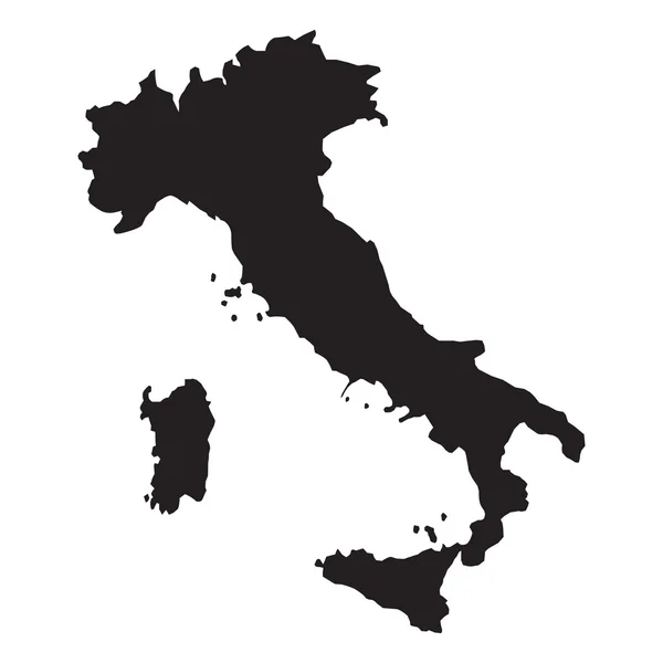 Mappa vettoriale d'Italia — Vettoriale Stock