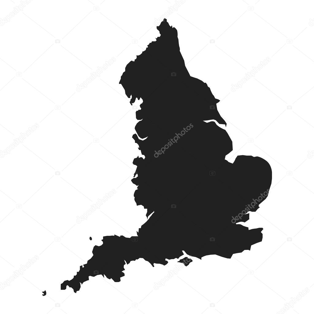 vector map of england