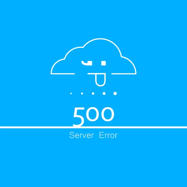 Vektörel çizimler arka plan 500 bağlantı hata sunucusu 