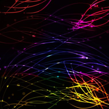 vektörel çizimler arka plan soyut çizgi renkli ışık