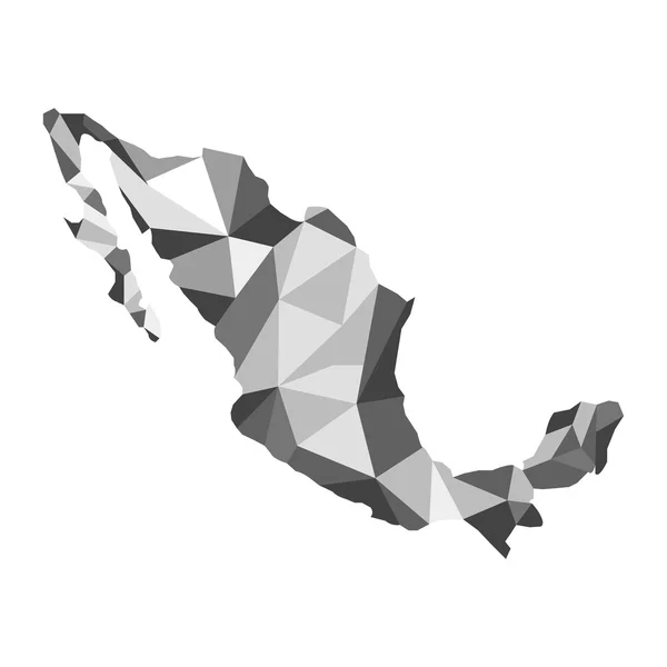Vektorkarte von Mexiko — Stockvektor