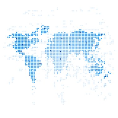 Dünya Haritası techmology vektörler