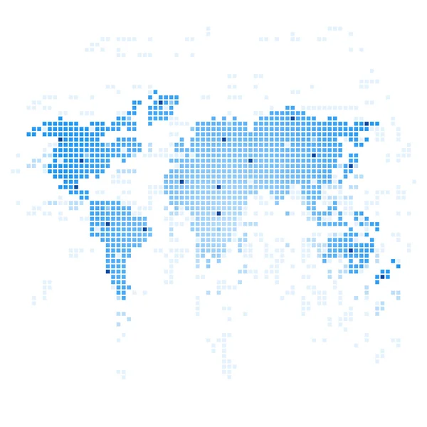 Wektory mapa świata techmology — Wektor stockowy