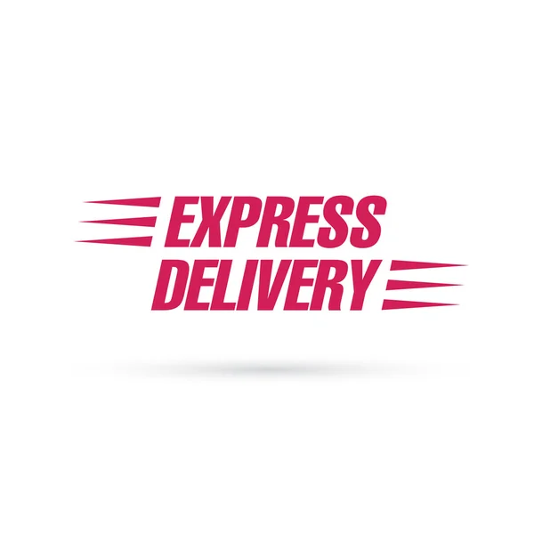 Lettrage de livraison express — Image vectorielle