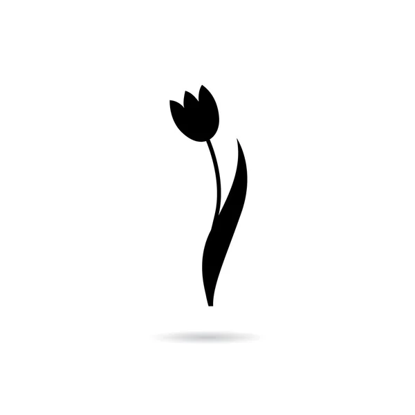 Tulip bloem logo ontwerp — Stockvector