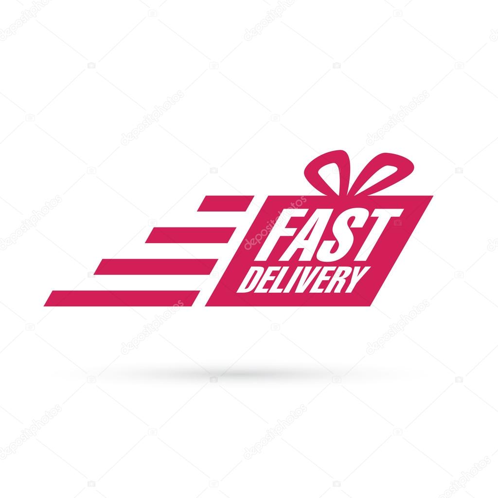 Express delivery sign. Vector Illustration