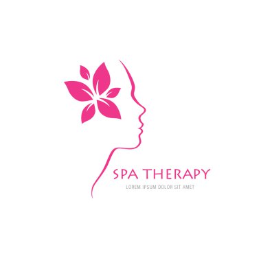 Güzellik Salonu logo kavramı