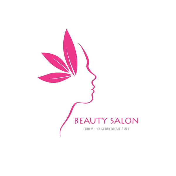 Concepto de logo salón de belleza — Archivo Imágenes Vectoriales