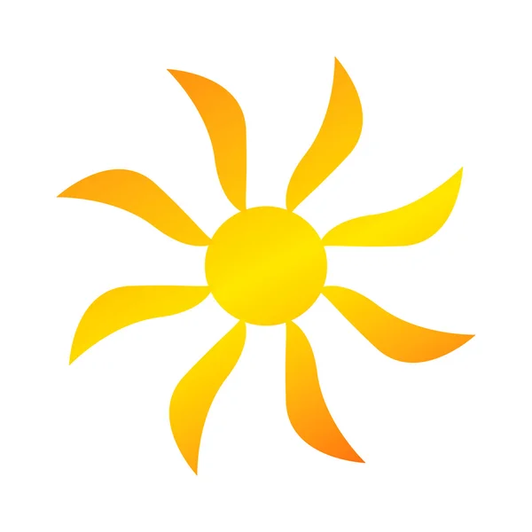 Sun sign design — Stock Vector