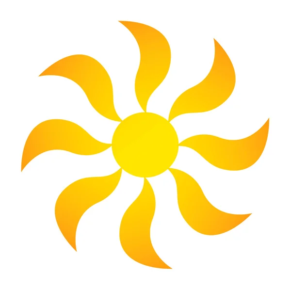 Sonnenzeichendesign — Stockvektor