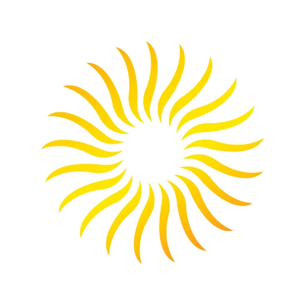 Diseño de signo de sol — Vector de stock